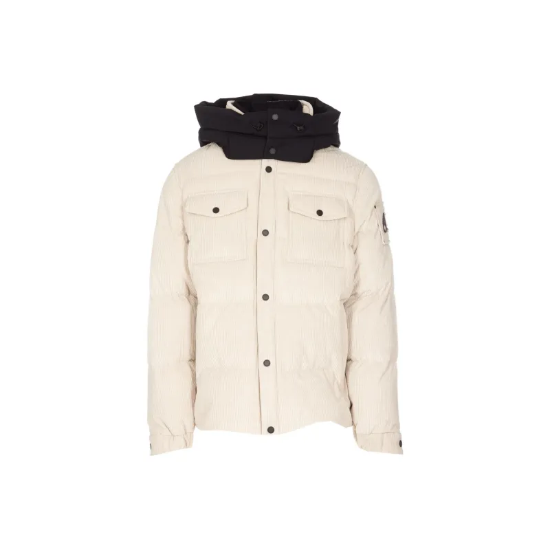Moose Knuckles Down Jackets Men Porcelain White-0