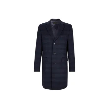 HUGO BOSS Coats Men Marine Blue