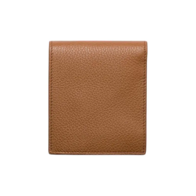 PRADA Vitello Dino Cow Leather Wallet Men's Cognac Brandy-1