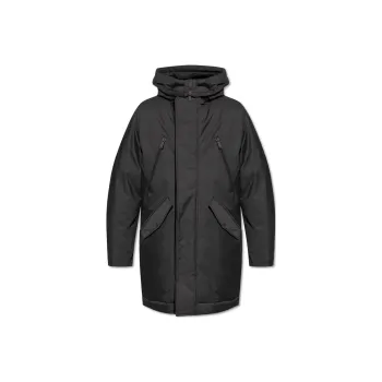 DSQUARED 2 Funnel Neck Hooded Coat