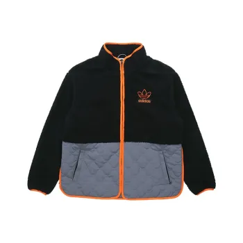 Adidas Originals Big Trfl Sherpa Velvet Jackets Men Black