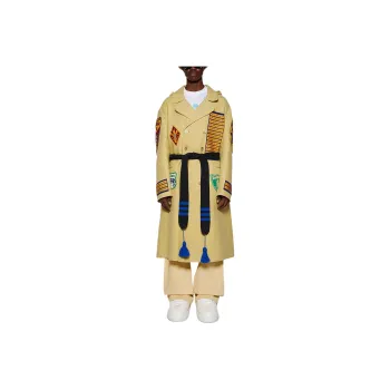 MARNI Patchwork Coat With Waist Belt