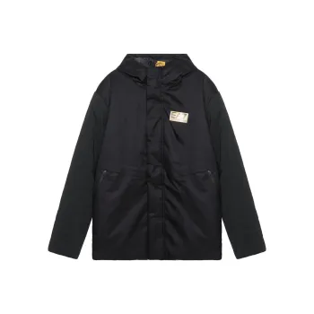 EMPORIO ARMANI EA7 Puffer Jacket Men's Black
