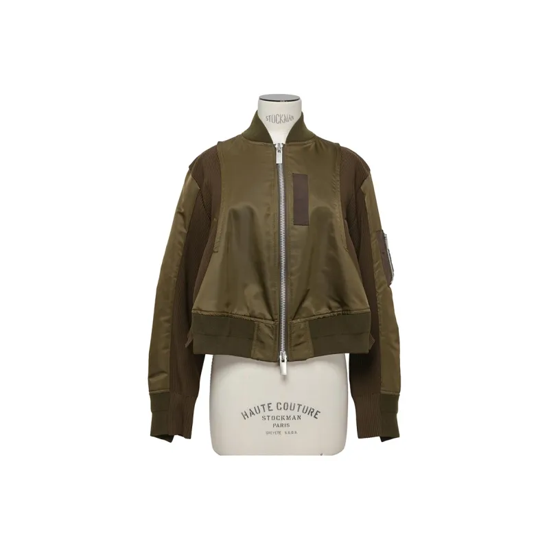 Sacai Panelled Bomber Jacker-0