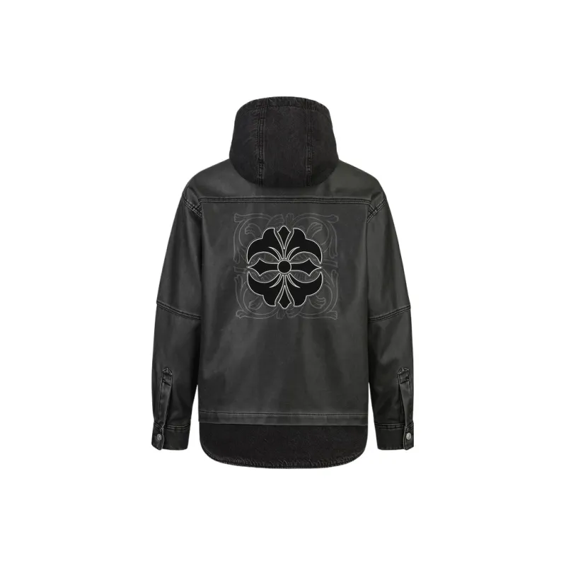 EVISU Jackets Coats Men's Charcoal Gray-0