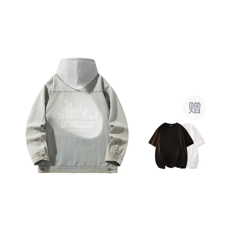 LA'T.WEEKEND Denim Jacket Unisex-45
