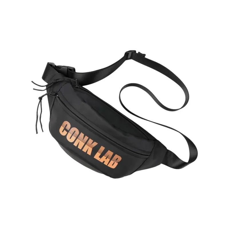 DCLOUD Nylon Shoulder Bag, Backpack, Crossbody Bag, Sling Bag Regular Unisex White/Black/Gray/Orange-6