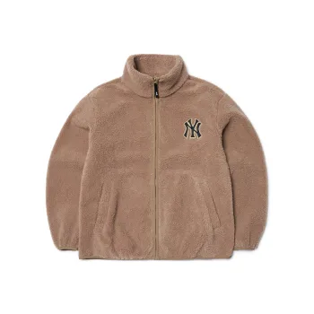 MLB New York Yankees Velvet Jackets Unisex Light Brown