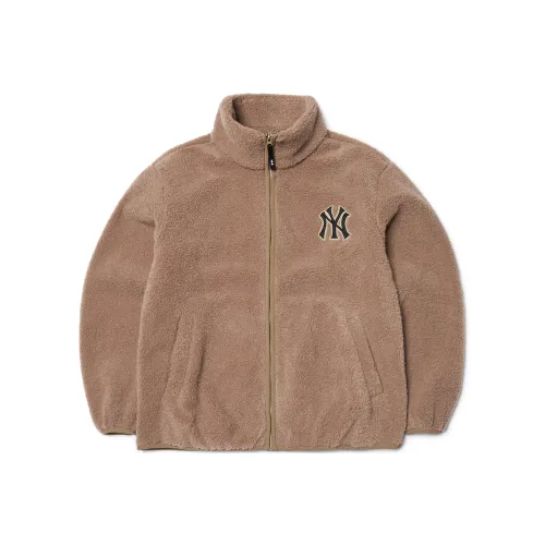 MLB New York Yankees Velvet Jackets Unisex Light Brown