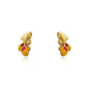 AIDIER 999 Fine Silver Stud Earrings Women's