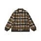 Beige Brown Plaid Pattern (Padded)