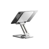 FH0131 Moon White-Rotating Model[360-Degree Rotating-Metal Base-Foldable Height Adjustment]