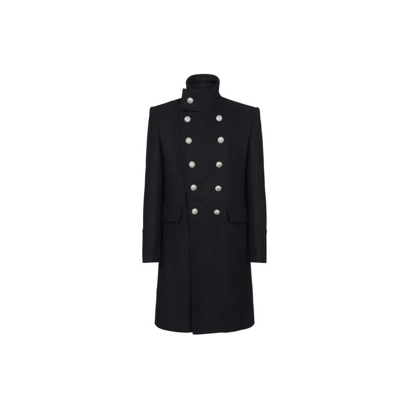 BALMAIN Double breasted Wool Coats-0