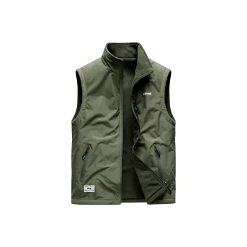 Jeep Vests Unisex Army Green
