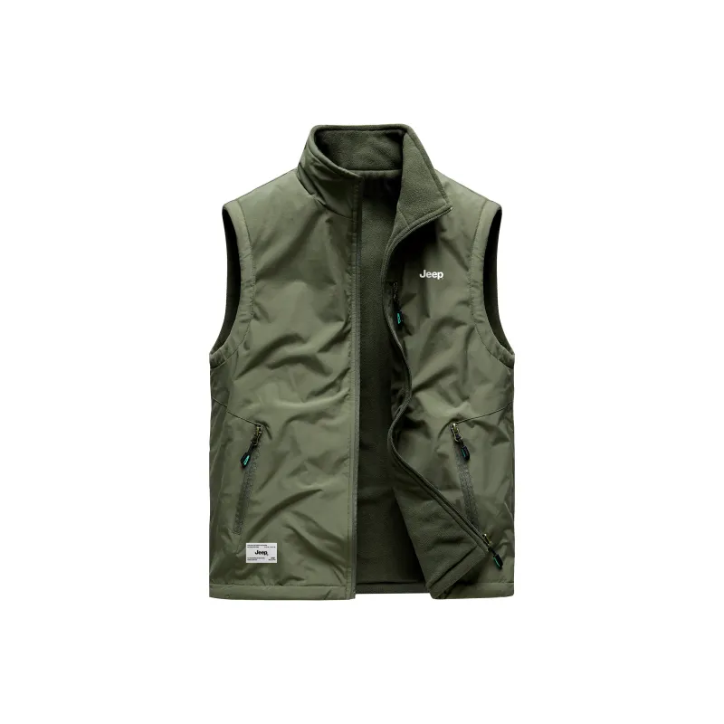 Jeep Vests Unisex Army Green-0