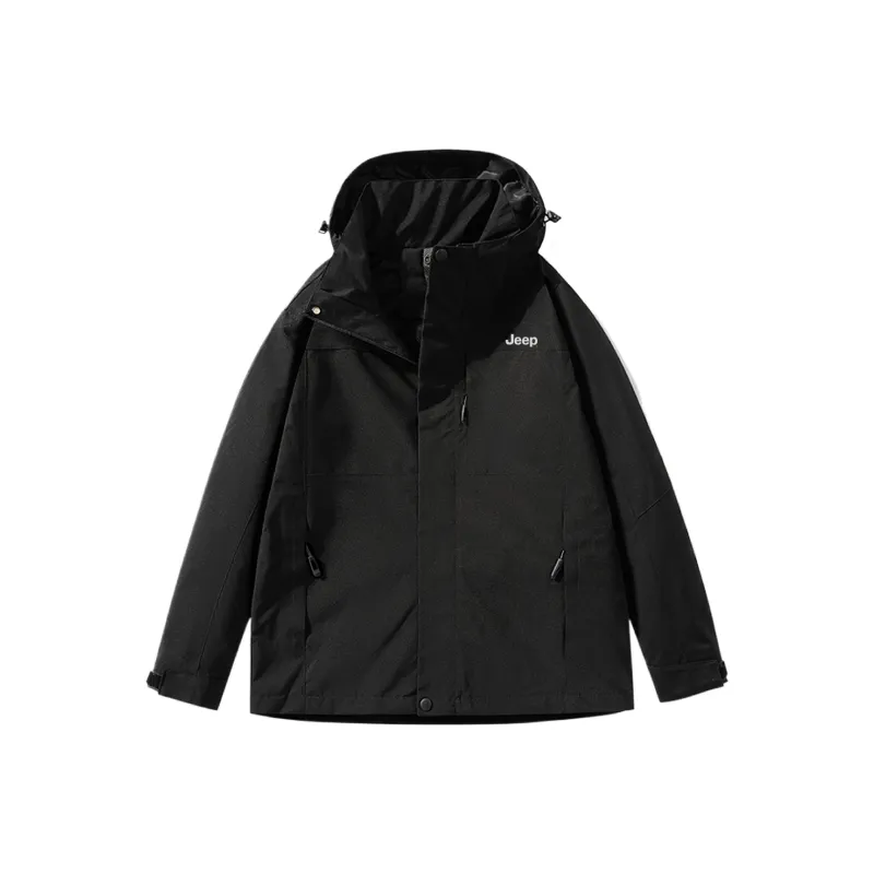 Jeep Leisure Collection Outdoor Hiking For Urban Living/Travel/Commuting Windbreaker Jacket Unisex-0