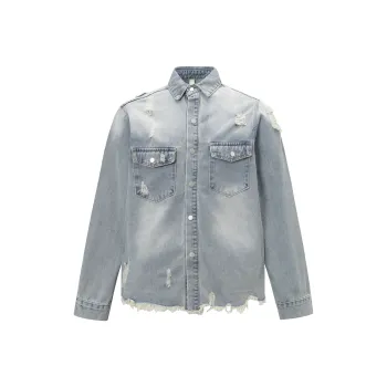 GBXM Denim Jacket Unisex Light Blue