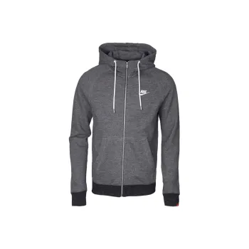 Nike AS M NSW LEGACY HOODIE FZ FT Jackets & Coats Men's Gray