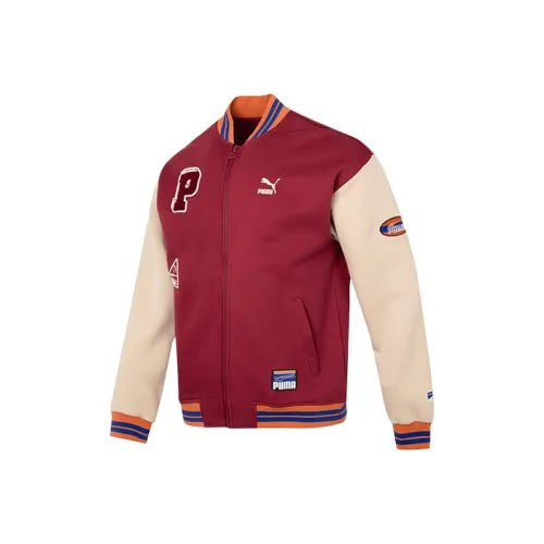 PUMA TEAM BADGE Baseball Jerseys Unisex Burgundy