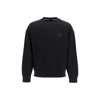 HUGO BOSS Logo Embroidered Crewneck Sweatshirt