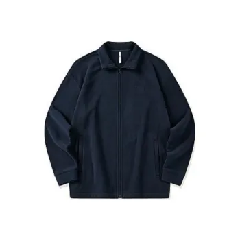 QIAODAN Velvet Jackets Unisex Nova Blue