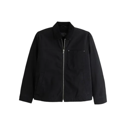 Abercrombie＆Fitch Jackets Men Black