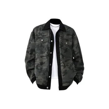 SWAMP AREA Denim Jacket Unisex Black