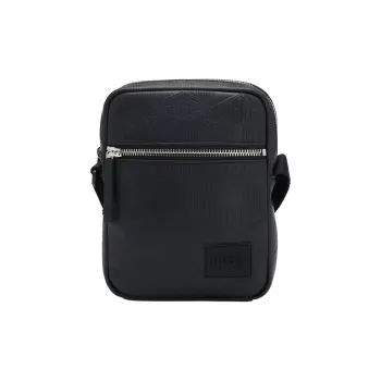 HUGO BOSS Polyurethane Crossbody Bag, Shoulder Bag Men's Black