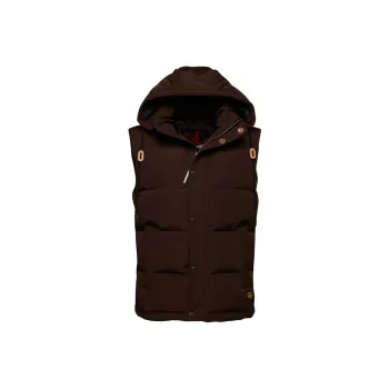 SUPERDRY Vests Men Dark Brown