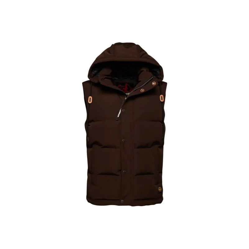 SUPERDRY Vests Men Dark Brown-0