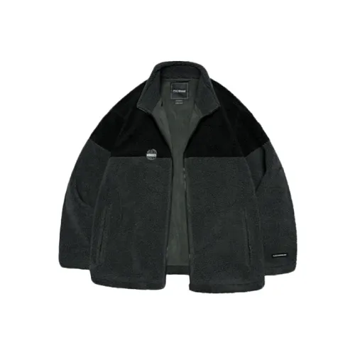 PSO Brand Velvet feel Coat Unisex Black