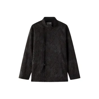 XUANSHENG Jackets Coats Men's Dark Brown