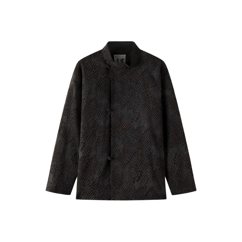 XUANSHENG Jackets Coats Men's Dark Brown-0