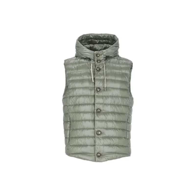 HERNO Sleeveless Drawstring Jacket-0