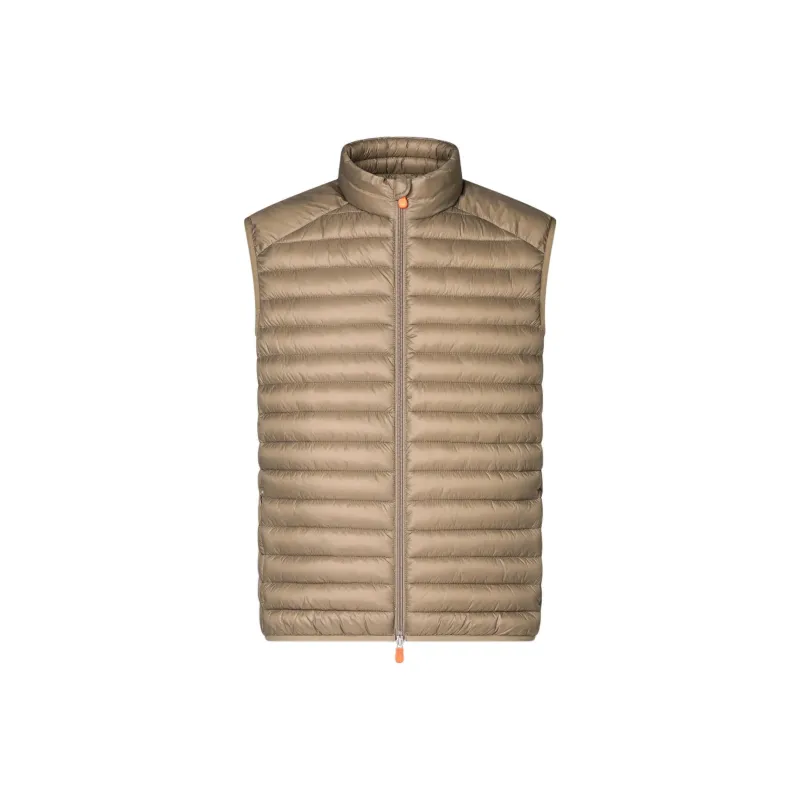 SAVE THE DUCK Vest Men's Ivory Gray-0