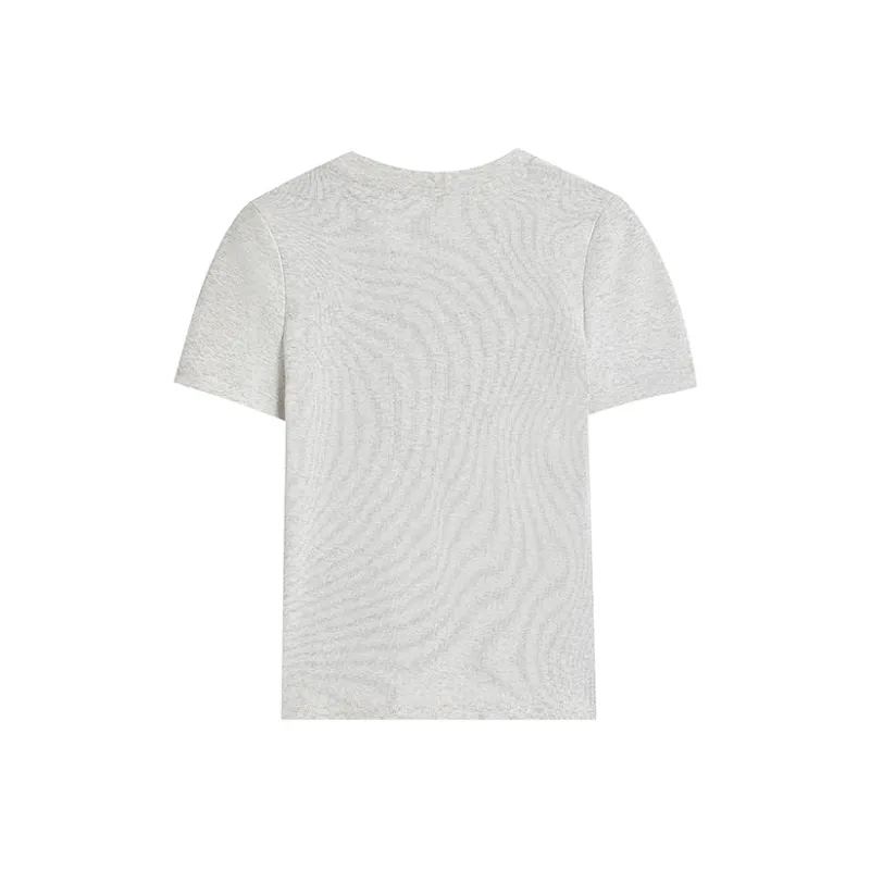HEISU T Shirt Women's Heather Gray-1