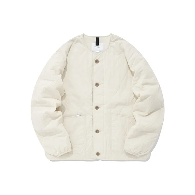 COVERNAT Puffer Jackets Unisex Ivory White-0