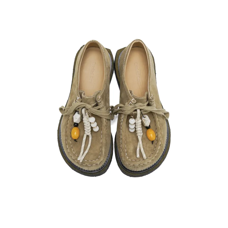 CROOKED CARD Cushioning, Wear Resistant Low Top Casual Shoes Women's Caramel-6