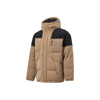 LiNing Sports Life Collection Down Jacket Men's Light Chestnut Brown