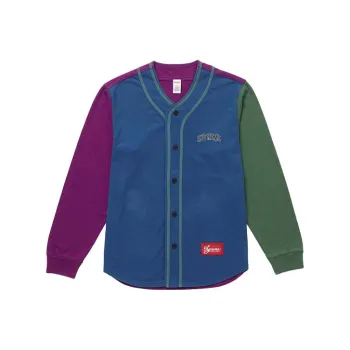 Supreme Color Blocked Baseball Top