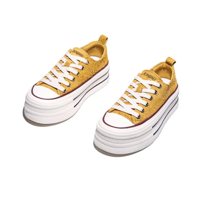 Junjali Slip Resistant Low Top Skateboard Shoes Women's-1