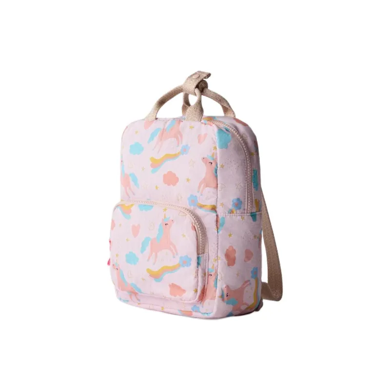 ZARA Polyamide Backpack Women's Pink-2