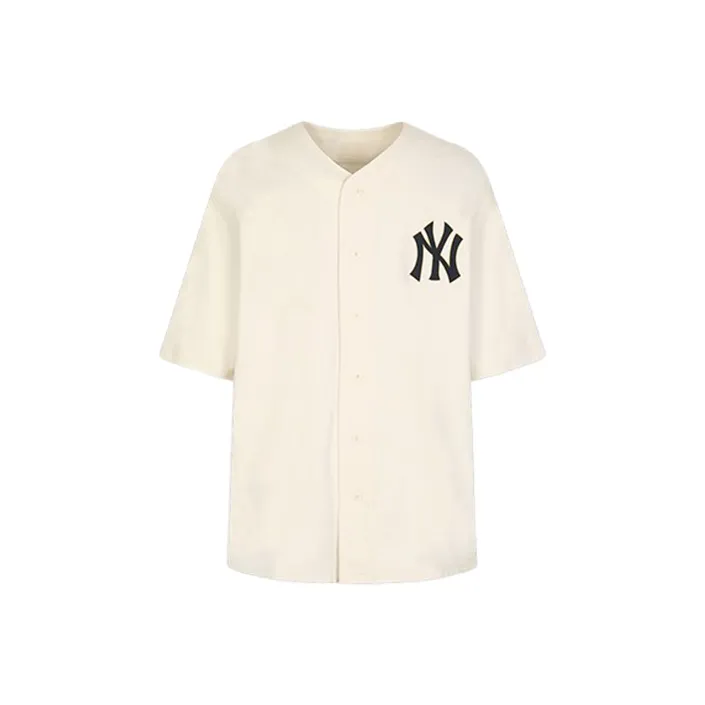 MLB Baseball Jerseys Unisex Ivory White-0