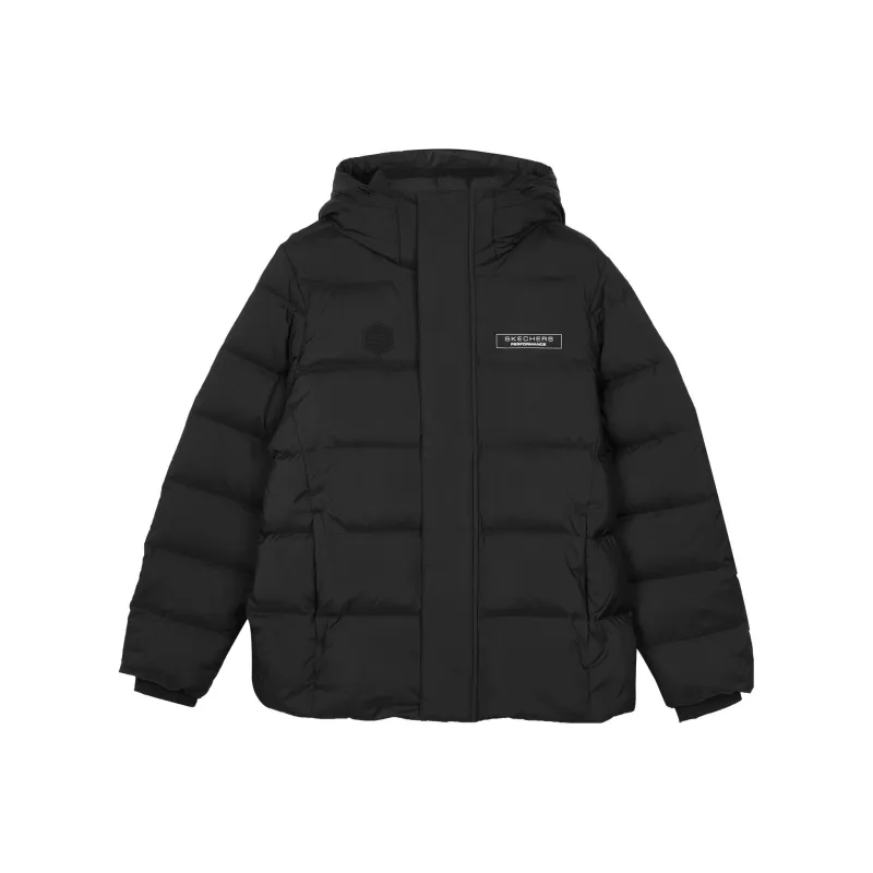 Skechers Down Jacket Men's Carbon Black-0