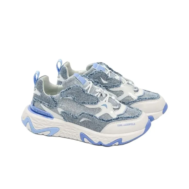 KARL LAGERFELD Blaze Strike Low Top Casual Shoes Women's Blue-2