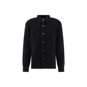 JIL SANDER Pointed-collar Alpaca Wool-blend Overshirt