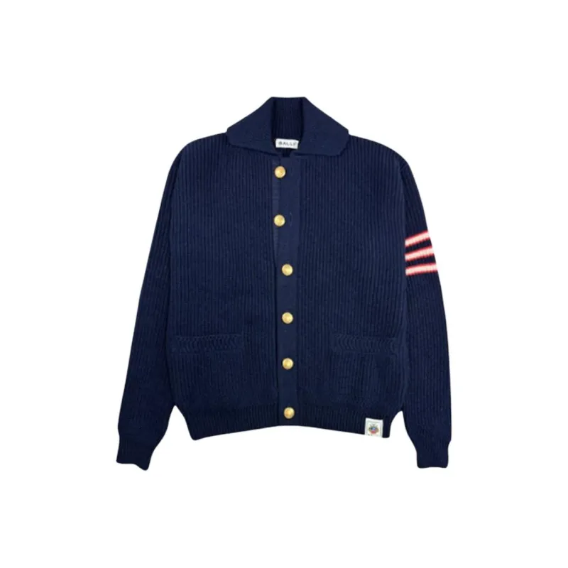 BALLY FW24 Sweater Men's Marine Blue-0