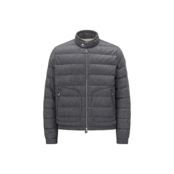Moncler Acorus Series Down Jackets Men Charcoal Gray