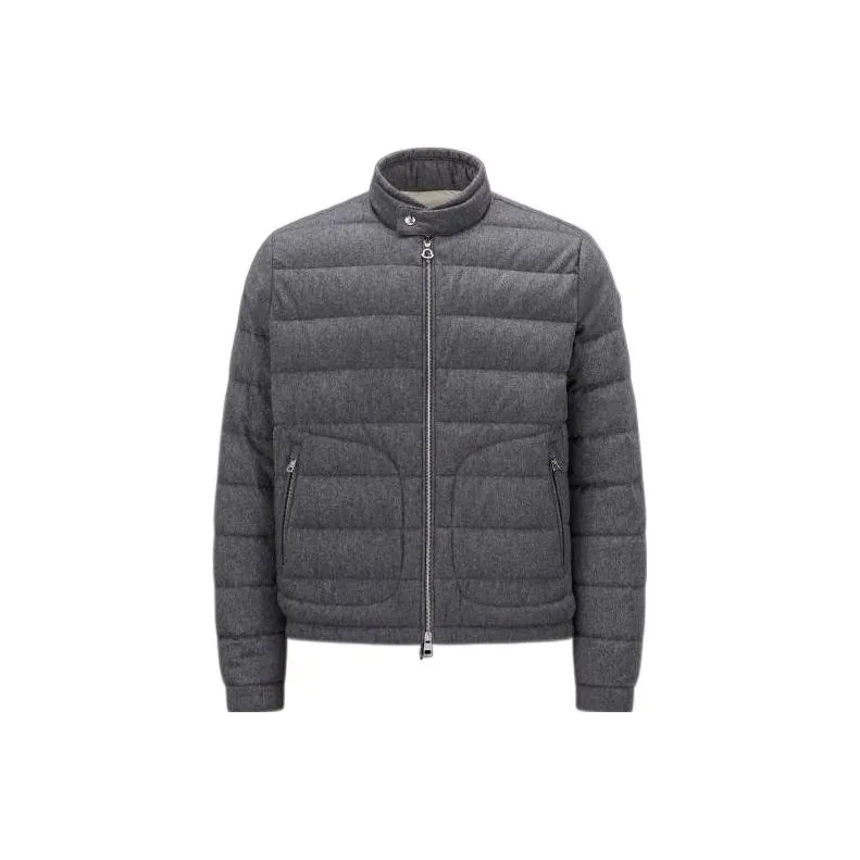 Moncler Acorus Series Down Jackets Men Charcoal Gray-0