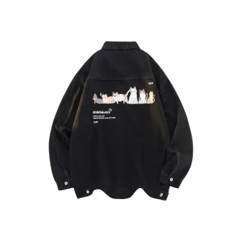 HCHUICHENG Denim Jackets Unisex